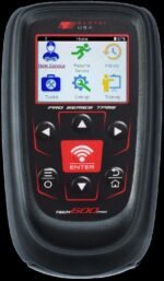 Bartec Tech600Pro handheld TPMS tool with full-color display and intuitive menu navigation for fast sensor programming and diagnostics