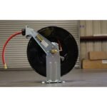 Ranger RH-50PL mountable air hose reel installs easily on walls or ceilings for efficient shop air management.