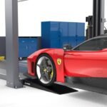 APEX alternative drive on ramps for 4 post car lifts, designed to reduce approach angle and provide smooth vehicle loading for sports cars and performance vehicles
