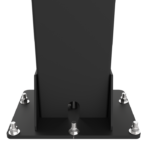 Heavy duty baseplate assembly on the APEX AL10C two post lift provides structural stability and long term durability. Engineered for shop environments and available at