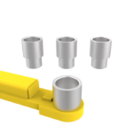 Lifting adapters for the APEX AL10C two post lift support vehicles up to 10000 lb capacity. Designed for proper contact and available at