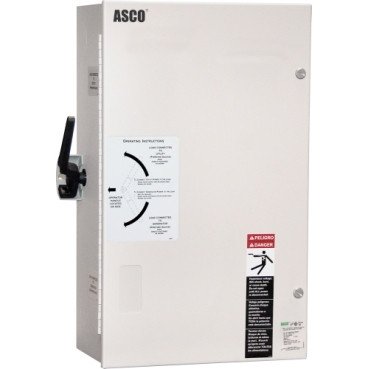 ASCO 185 Series 260A 1ph 2 Pole Open Transition Automatic Transfer Switch product image