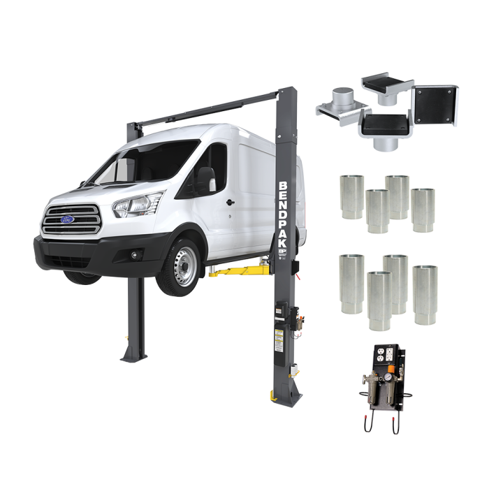 10AP-168 Pro Series Package The BendPak 10AP-168 Pro Series 2 post lift and accessories package delivers dependable lifting performance with professional grade components built for daily shop use. SKU 5175644