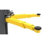Up close view of the BendPak 10APX Pro Series telescoping lift arms highlighting smooth extension, reinforced steel construction, and precise vehicle positioning capability. SKU 5175648