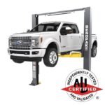 BendPak 12APX high-rise commercial-grade 2-post lift with 12,000-lbs. lifting capacity 5175556 ALI Certified