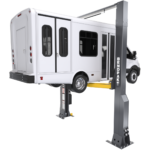 BendPak 16AP-192 heavy-duty two-post lift for super tall vehicle maintenance