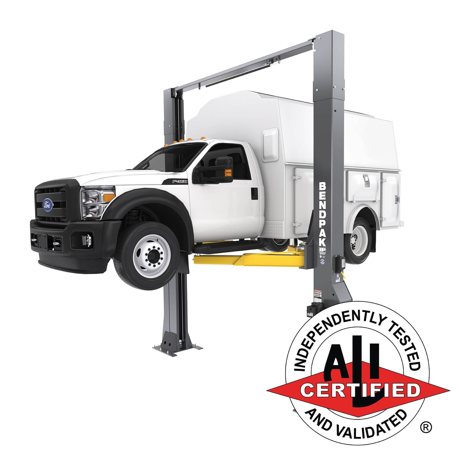 20AP-192 BendPak 20AP-192 extended height super duty two-post lift, 20,000 lb capacity, ALI certified, SKU 5175615.