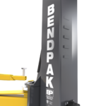 BendPak 20AP dual safety locks keep heavy trucks secure on super duty two-post lift, SKU 5175614.