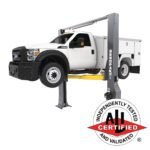 BendPak 20AP super duty two-post lift, 20,000 lb capacity, ALI certified heavy truck lift, SKU 5175614.