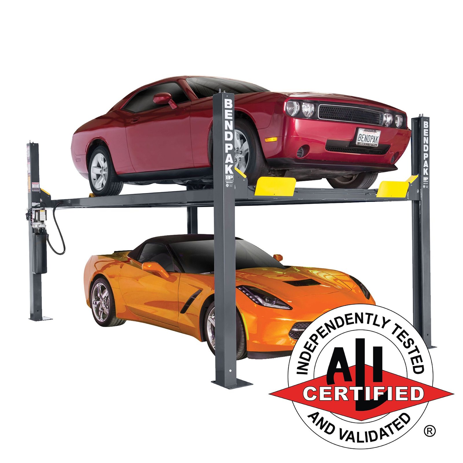 HD-9 HD-9 9000-lb four-post lift, SKU 5175861. ALI certified strength built for serious garage storage.
