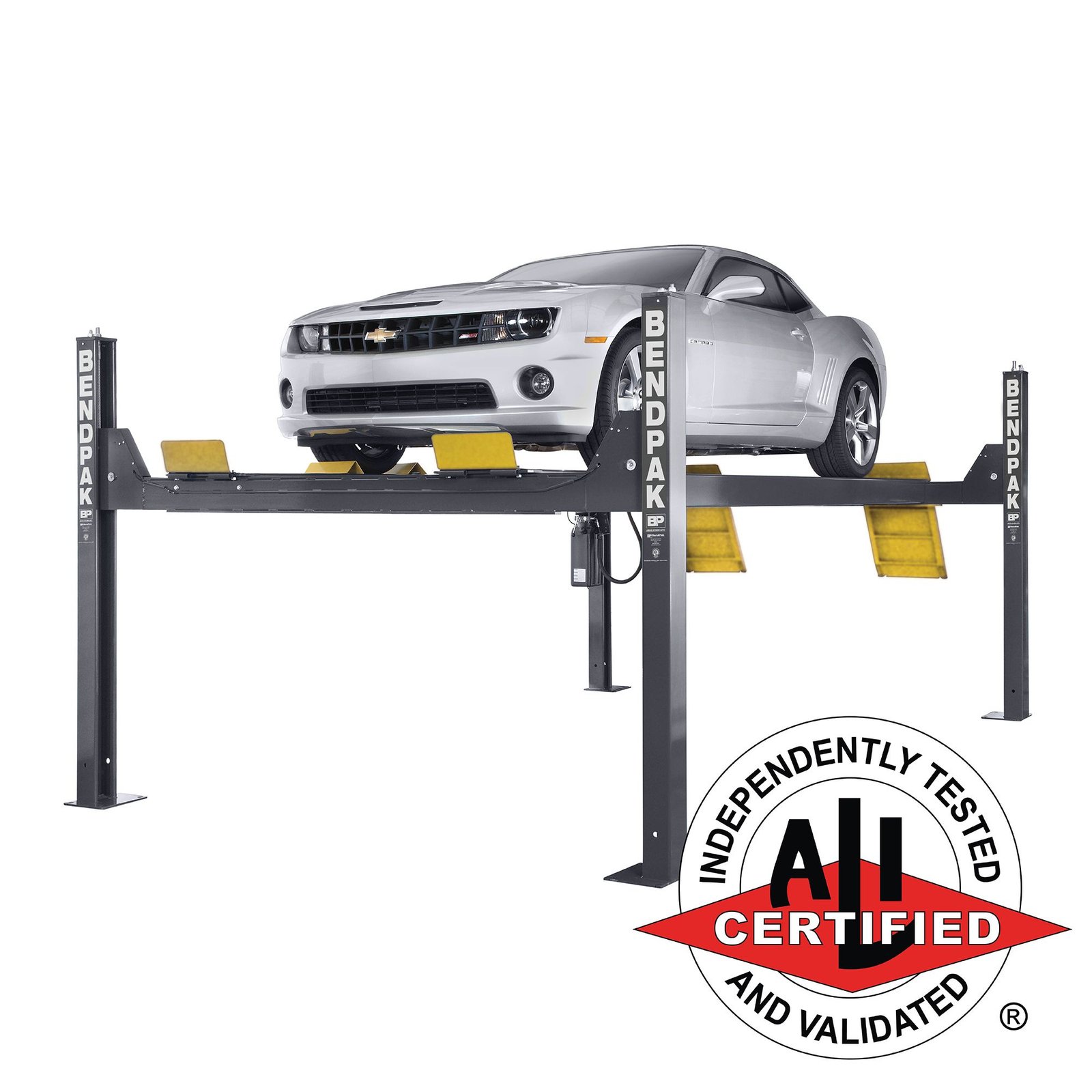 HDS-14 BendPak HDS-14 heavy-duty four post lift with 14,000 lb capacity. ALI certified strength. SKU 5175170.