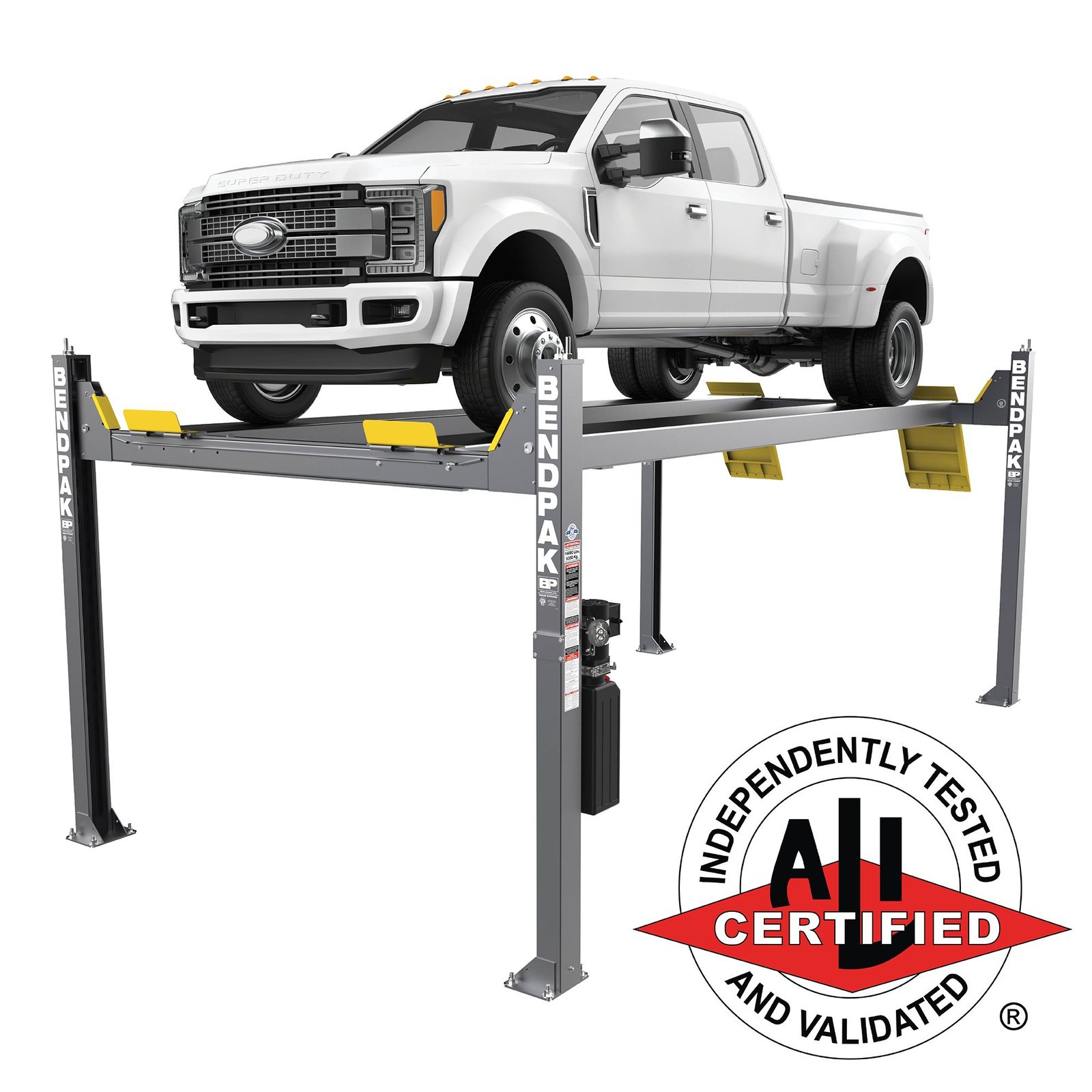 HDS-14XT ALI Certified BendPak HDS-14XT extended high-rise lift, 14,000-lb capacity, ALI certified power for pro shops. SKU 5175823.