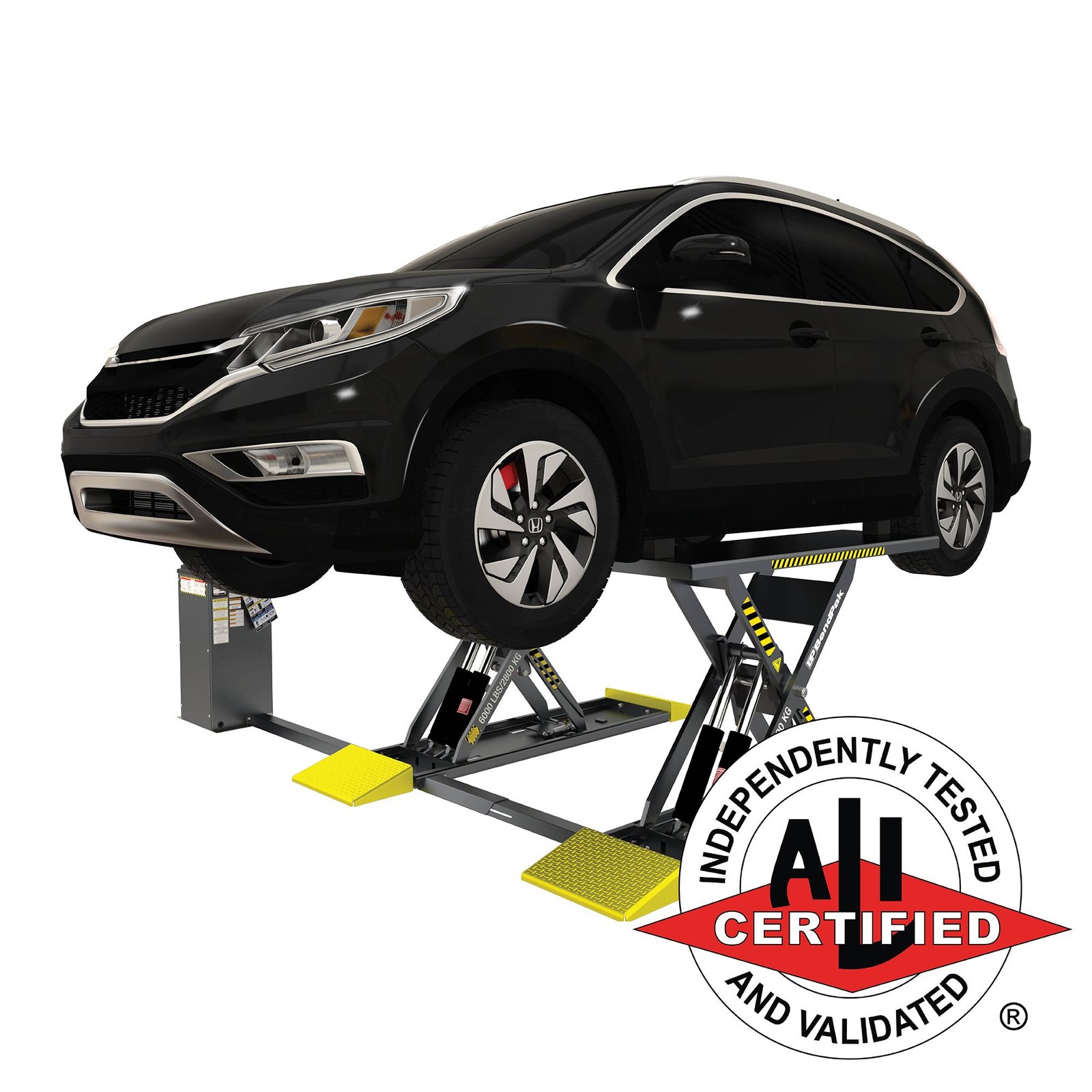 MDS-6LP ALI certified BendPak MDS-6LP open-center mid-rise lift delivers 6,000-lb lifting power and full undercar access. SKU 5175226.