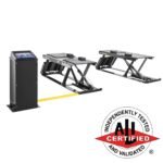 ALI certified BendPak P9000LTF open-center flush-mount low-rise lift built for serious service work. SKU 5175155.