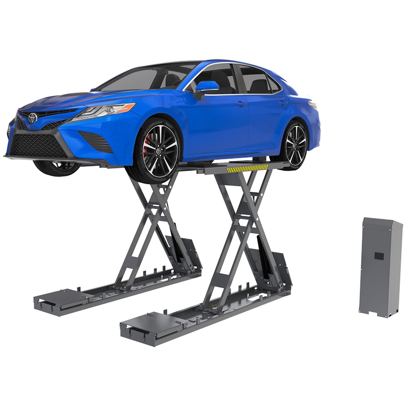 SP-7XEF BendPak SP-7XEF 7,000-lb. flush-mount scissor lift with open-center design for professional garages
