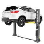 Best low ceiling two-post car lift with open top columns for tall vehicles