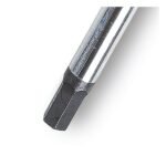 Detailed view of the Beta Tools 96T T-Handle Hex Key tip, showing precision-machined ends for secure hex fastener engagement. Get it at Wrenchers.com.