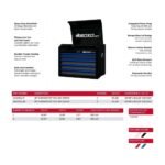BoxoUSA 26-inch Pro Series rolling tool cabinet and top chest combo