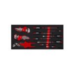Portable 5-drawer toolbox fully loaded with professional-grade hand tools