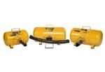 Lineup of Cheetah Bead Seaters including the CH-5, Magnum, and CH-10AL models, showcasing different tank sizes for professional tire service applications. Get it at Wrenchers.com.