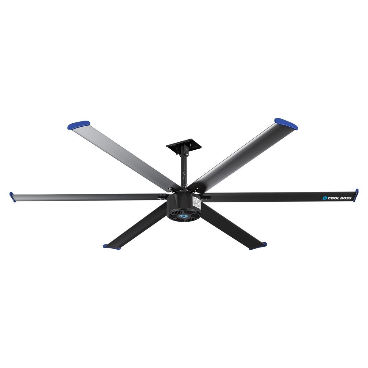 CB11HVLS Cool Boss CB11HVLS Overhead Industrial Ceiling Fan with 11.5 foot diameter blades