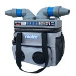 CooleeCoolee Portable Air Cooler, Ice-Chest and Bluetooth Player, 3-IN-1 with Air Flow Nozzles
