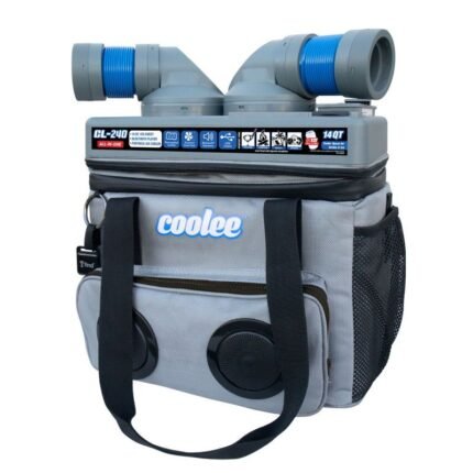 Coolee Portable Air Cooler, Ice-Chest and Bluetooth Player, 3-IN-1 with Accessories