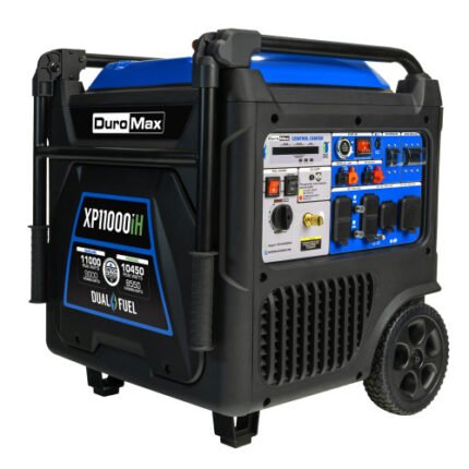 DuroMax Power Equipment DuroMax XP11000iH 9000W Dual Fuel Portable Inverter Generator w/CO Alert gallery image 2