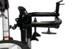 EasyMount bead assist arm on the Hofmann Monty 3550EM-SS supporting smooth tire mounting and demounting while protecting wheel finishes