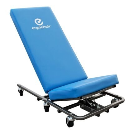 ERGO-GLIDE Ergonomic Height-Adjustable Creeper Seat-5160120: Effortless Comfort & Adjustable Backrest.