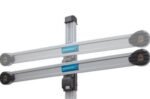 Height-adjustable camera beam allows smooth vertical positioning for optimal target visibility and accurate wheel alignment measurements