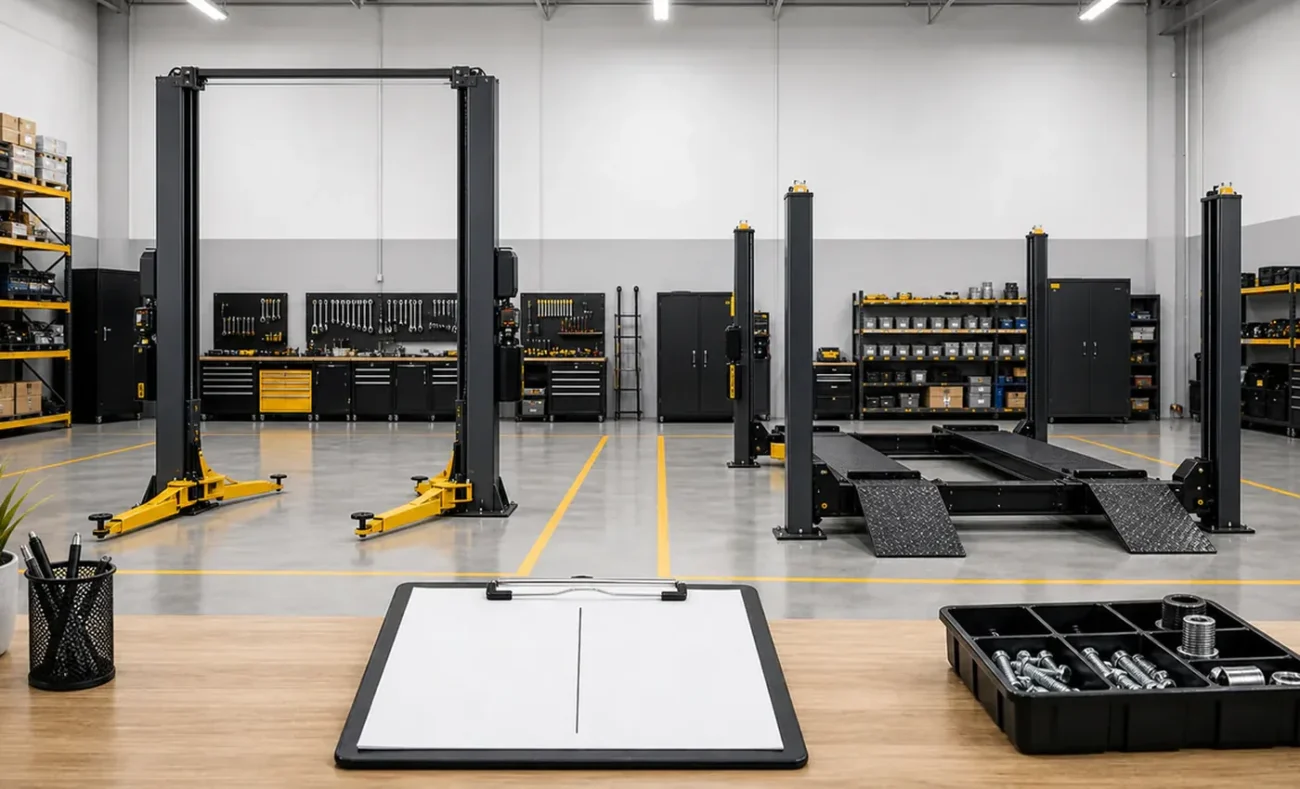 Two-Post vs Four-Post Lifts | ForgeBay Equipment