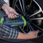 JackPak Ultra 2500A air pump delivers 10 to 150 PSI with a press of a button