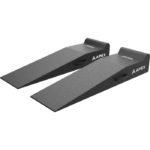 Lightweight foam 48 inch garage ramps with handles