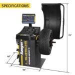 Ranger LS45DS wheel balancer dimensions and specs with compact professional design.