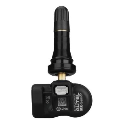Autel MX-Sensor programmable universal TPMS sensor with black rubber valve stem and brass fitting – Get it at Wrenchers.com today