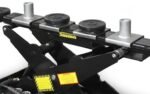 RJ-45 Specialty Adapter Kit with Sliding Pads and Receivers for Lifting Narrow Frame Vehicles on Rolling Bridge Jack