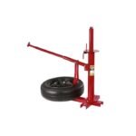 Ranger RWS-3TC portable manual tire changer shown with bead breaker arm engaged, designed for fast, low-cost tire mounting and demounting in shops, garages, and mobile service