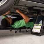 Enjoy full open-center undercar access with the QuickJack 6000ELX portable car lift. Perfect for oil changes, exhaust installs, and suspension work on longer vehicles. SKU 5175650.