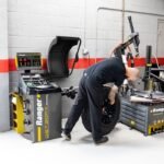 BendPak R76ATR tire machine paired with DST30PX wheel balancer combo package