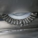 Ranger spray wash cabinet wire turn brush for turn tables