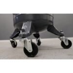 Close-up of the Ranger RD-20SE oil drain’s durable swivel casters, providing smooth mobility and stable positioning in automotive service environments