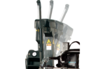 Tilt-tower design of the Hofmann Monty 3550EM-SS providing easy access to the turntable for wheel loading and service