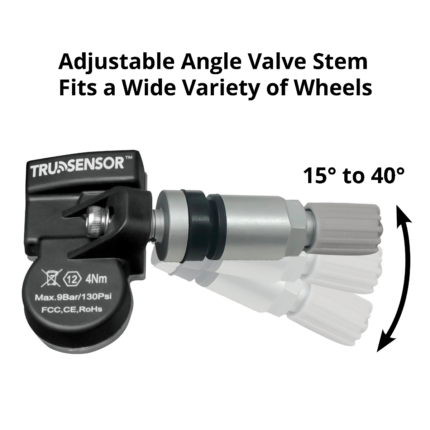 TruSensor Universal 2 In 1 Sensors / 315MHz & 433MHz / Silver Metal