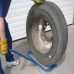 TSI-HD-26-6010481-Clever-Lever-Manual-Wheel-Dolly-36-Inch-48-Inch-Tire-Diameter