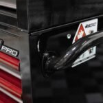 Pro Series tool box featuring 90-tooth ratchets and socket sets