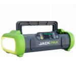 JackPak Ultra 2500A jump starter with removable clamps in action