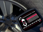 VT57 device showing Wi-Fi Live Sensor updates for latest TPMS coverage