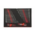 Pro Series 45-inch rolling tool cabinet fully loaded with hand tools