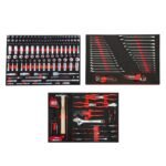 Pro Series rolling tool box with reinforced garage top lid open